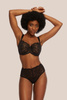 Lace Soft Bra Raven