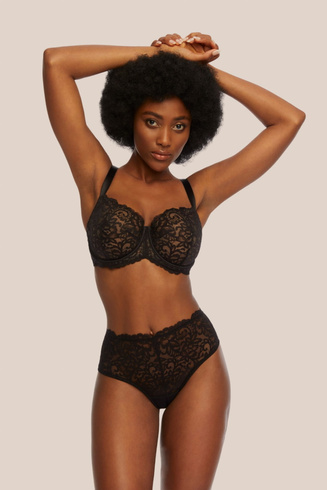 Lace Full Panties Raven