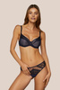 Biustonosz Push-Up Royal Blue