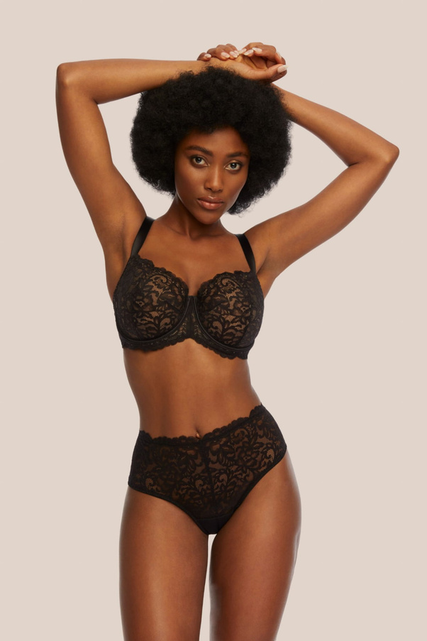 Lace Full Panties Raven