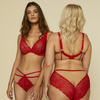 Koronkowy Biustonosz Push-Up Typu Bralette Mind Love