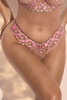 Brazilian Panties With Double Tulle French Flowers