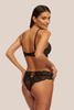 Lace Push-Up Bra With Removable Pads Raven