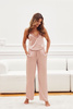 Satin Pyjama Set With Lace Melisa